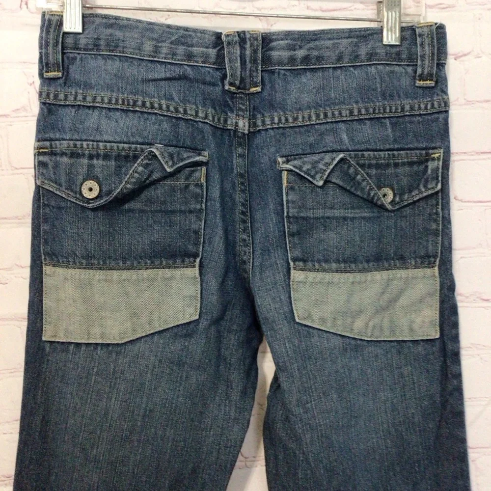 Old Navy Straight Leg Denim Blue Jeans - Size 16